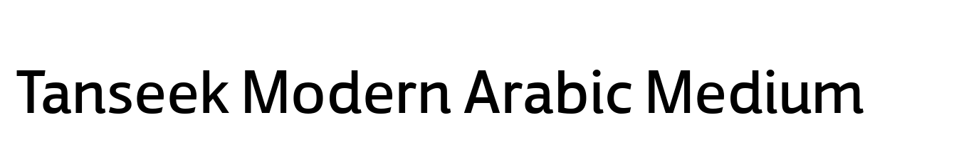 Tanseek Modern Arabic Medium